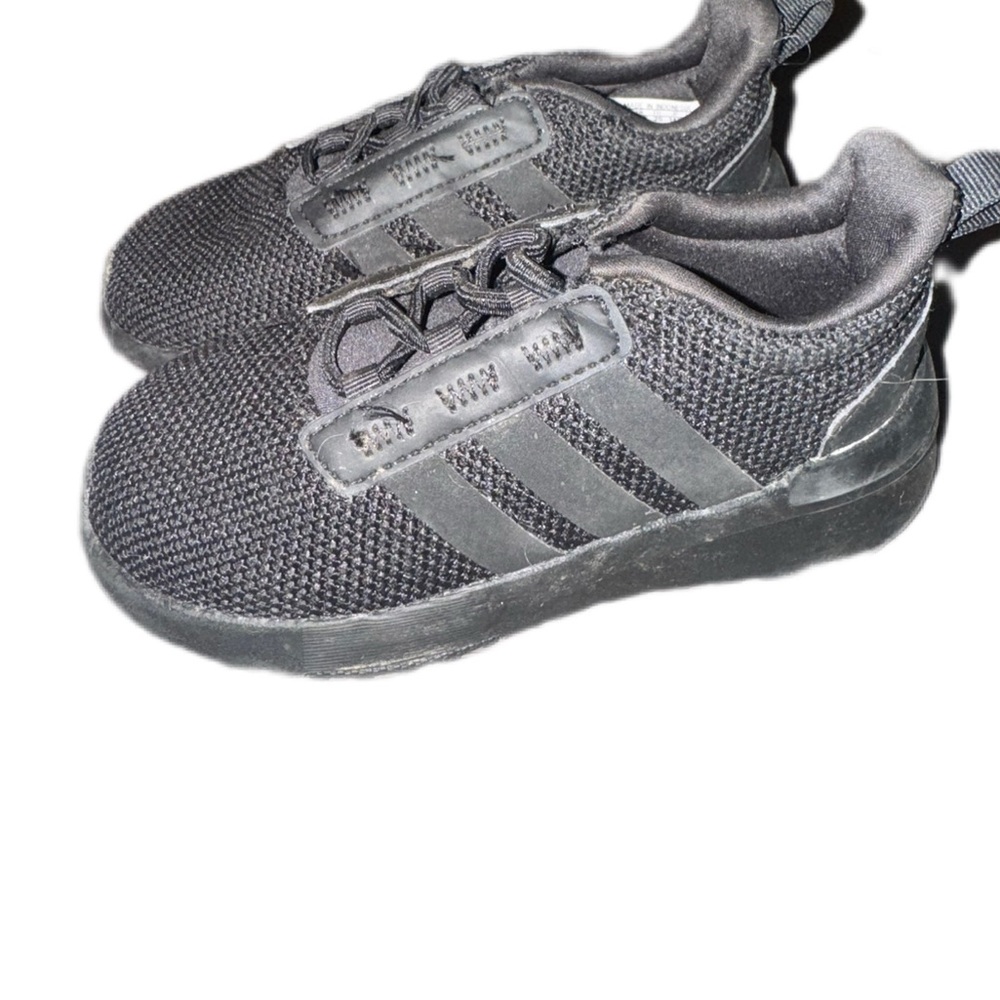 Adidas Black Sneakers with Breathable Knit Design